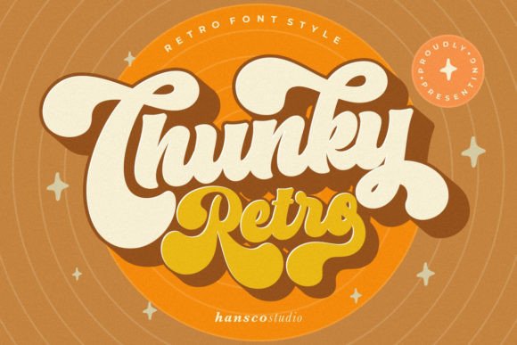 Chunky Retro: A Smooth, Modern Take on Vintage Typography