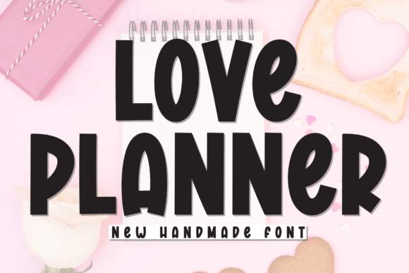 Discover the Charming Handcrafted Style of the Love Planner Font