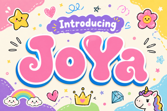 Joya: The Retro-Futuristic Display Font with Liquid Dynamism