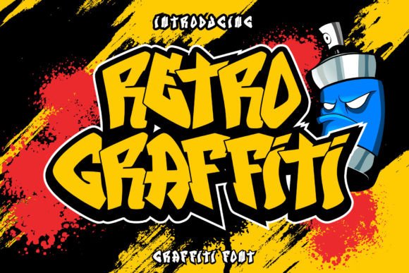 Unleash Urban Energy with Retro Graffiti